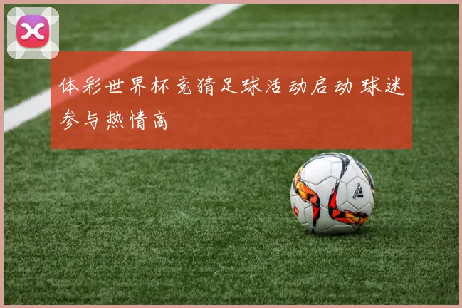 体彩世界杯竞猜足球活动启动 球迷参与热情高